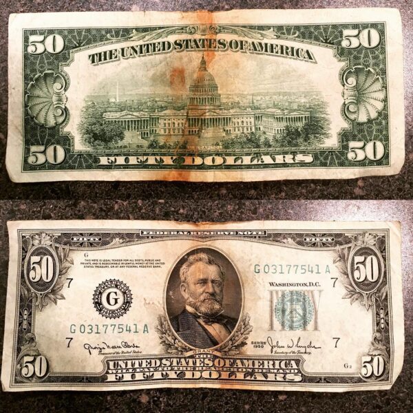 50 dollar banknotes for sale